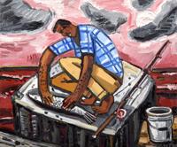 David Bates Painting - Sold for $37,120 on 03-04-2023 (Lot 195).jpg